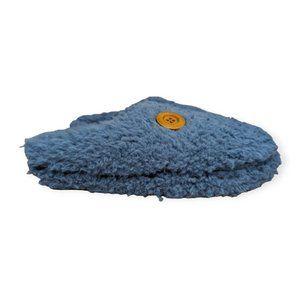 Super Soft Blue Sherpa Slippers Size Medium